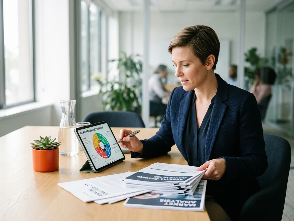 Experte finalisant un rapport SEO incluant l'analyse des Core Web Vitals pour la performance.